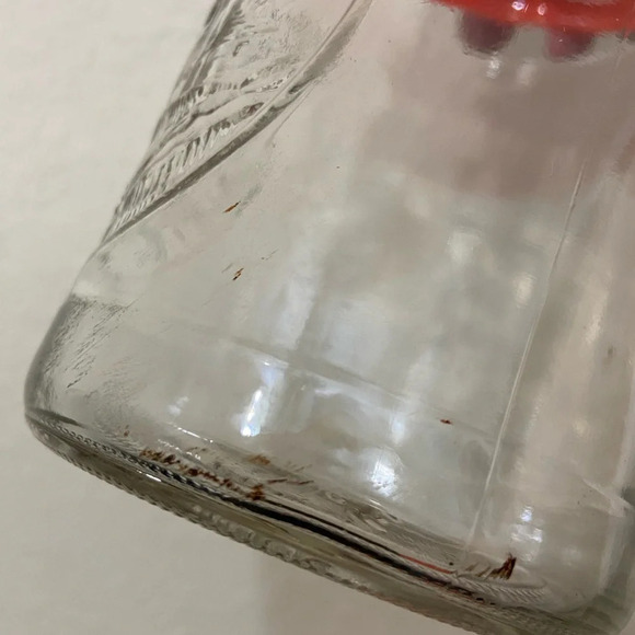 Set of 2 Anchor Hocking Glass Tang Jar Orange Lid Lighthouse Storage Canister - Picture 11 of 12